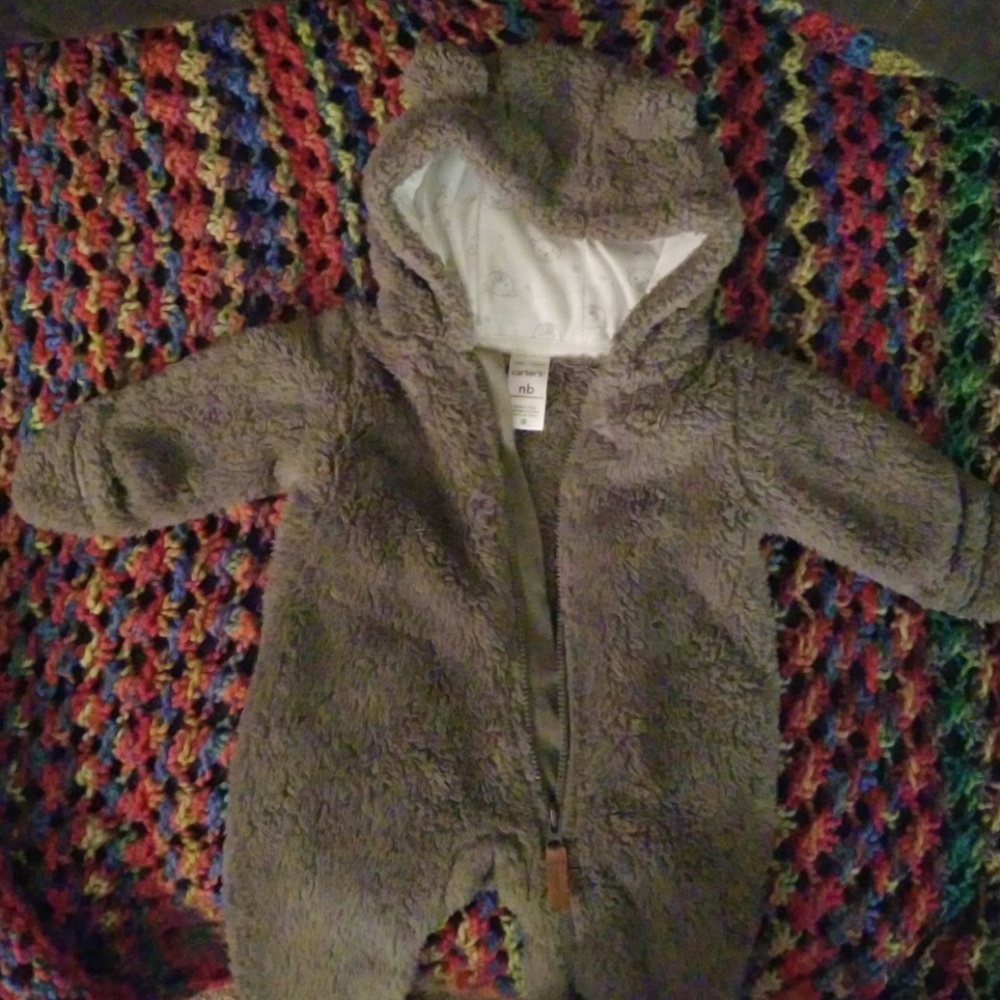NB fuzzy body suit
